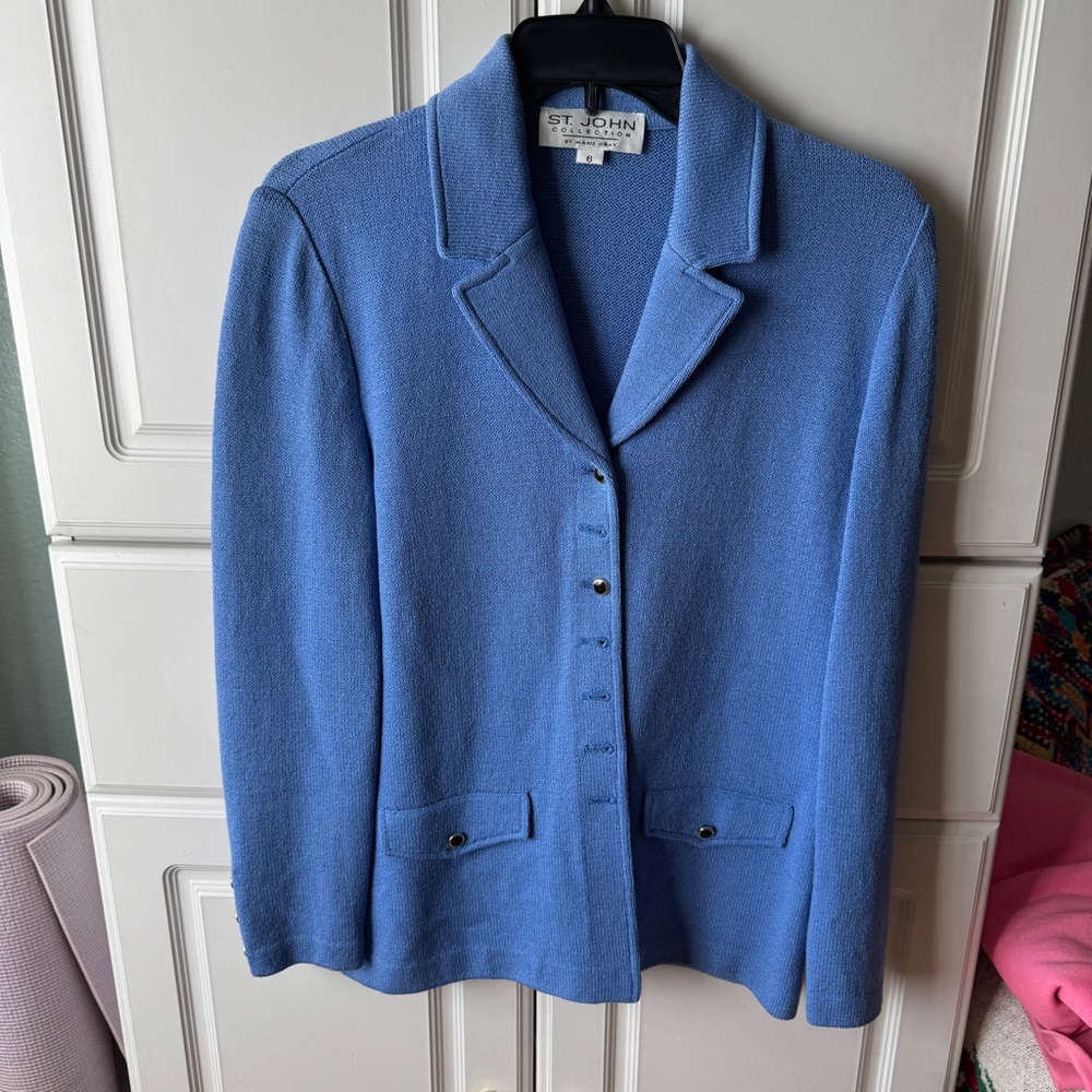 St. John Women's Classic Blue Blazer